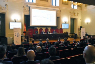 Imagen general del Salón de actos del Palacio de Justicia